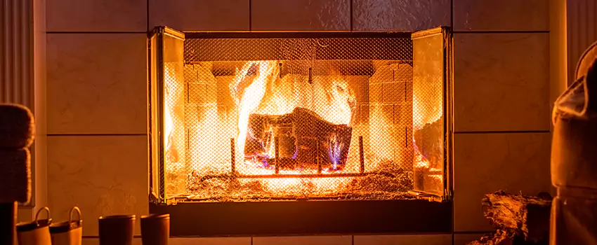 Mendota Hearth Landscape Fireplace Installation in Kokomo, Indiana