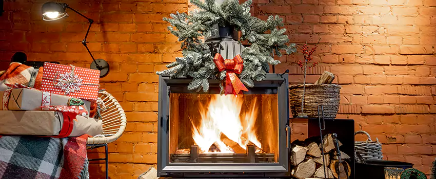 Travis Industries Linear Gas Fireplace Installation in Kokomo, Indiana