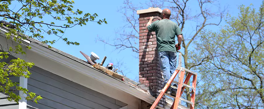 Vinyl and PVC Chimney Flashing Installation in Kokomo, IN