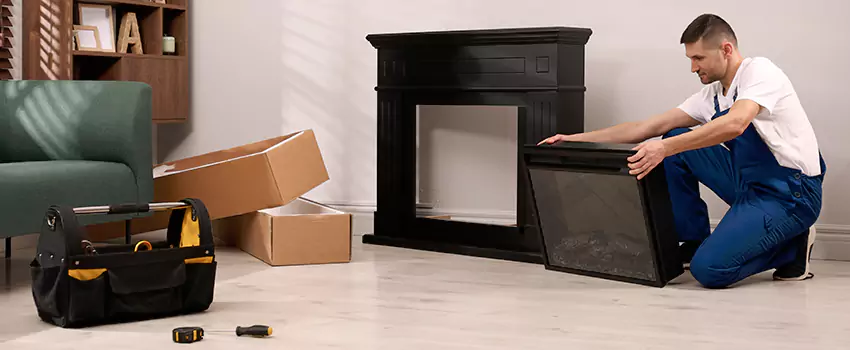 Old Rusted Metal Fireplace Repair And Replacement in Kokomo, IN
