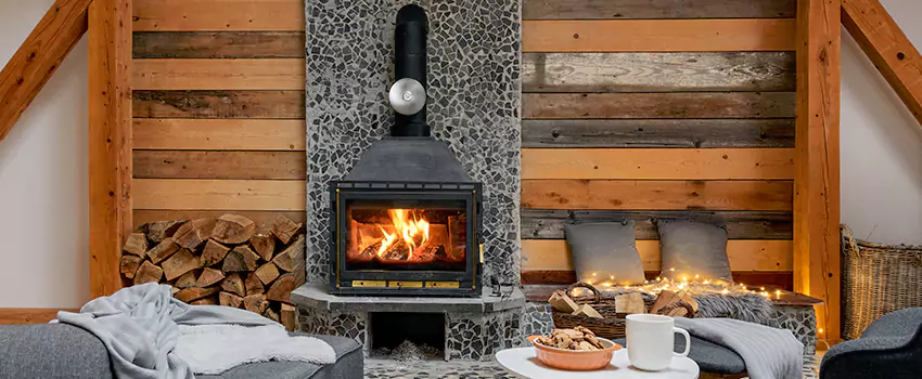 Thelin Hearth Products Direct Vent Gas Stove Fireplace Inspection in Kokomo, Indiana